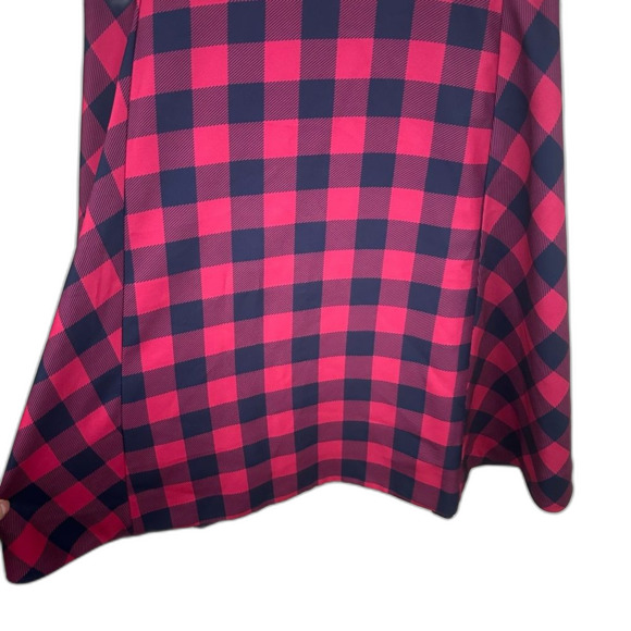 Draper James Buffalo Checkered Collection Pleated Midi Skirt NWT Size 6 Red - Picture 10 of 15